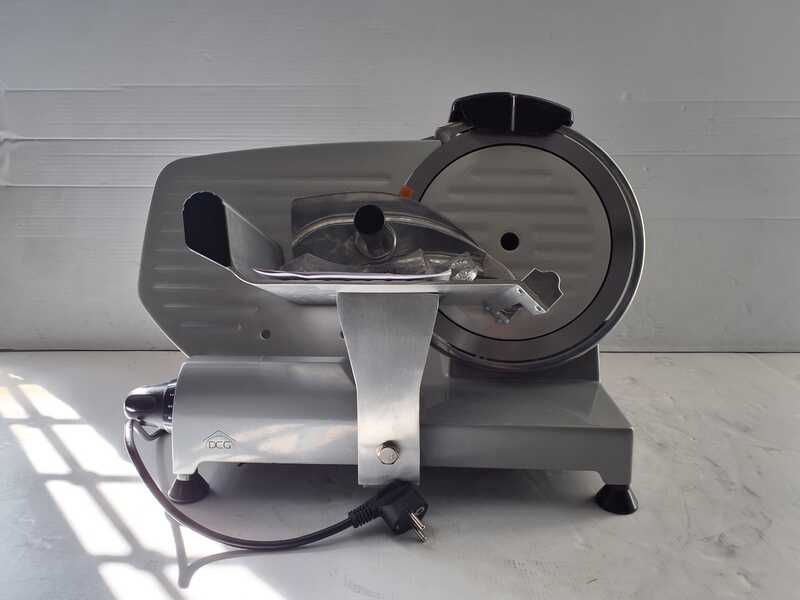 OUTLET - DA ESPOSIZIONE - DCG AS2495 - Affettatrice con lama da 250mm inox - Corpo in alluminio pressofuso - 300W