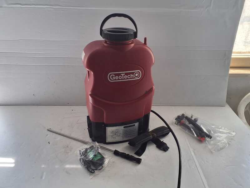 OUTLET - SENZA IMBALLO ORIGINALE - GeoTech BS185-Lithium - Pompa irroratrice spalleggiata a batteria - 18L