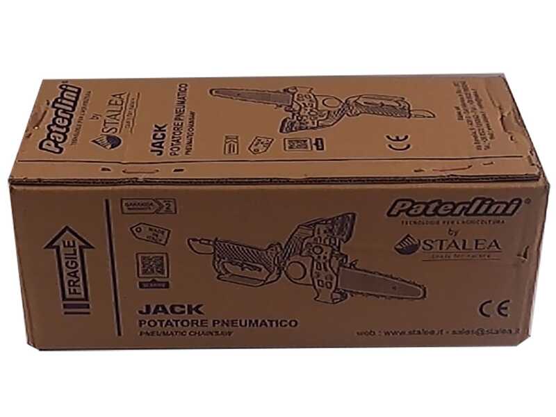 OUTLET - DA ESPOSIZIONE - Paterlini Jack PA 10'&quot; 1/4 carving - Potatore pneumatico a catena - Lama 25cm