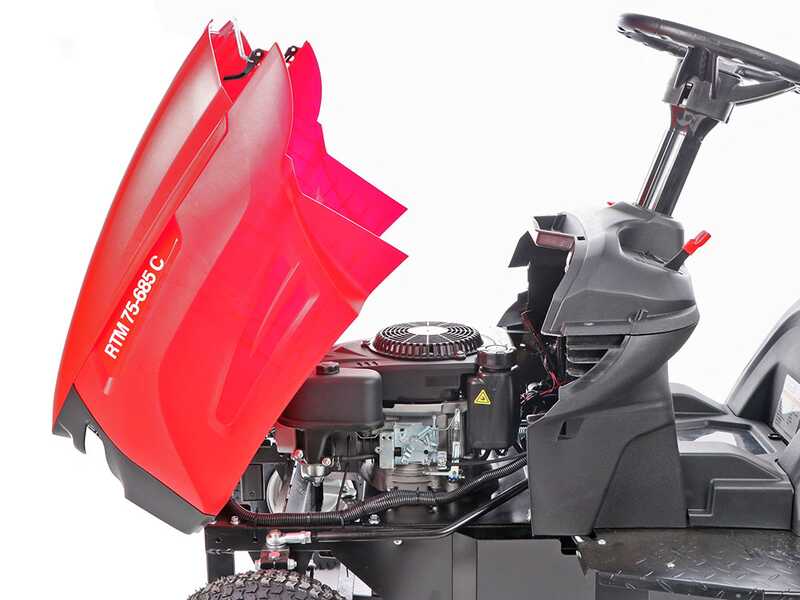 OUTLET - UTILIZZATO PER PROVA - GeoTech-Pro RTM 75-685 C - Trattorino tagliaerba - Cambio meccanico - Cesto di raccolta