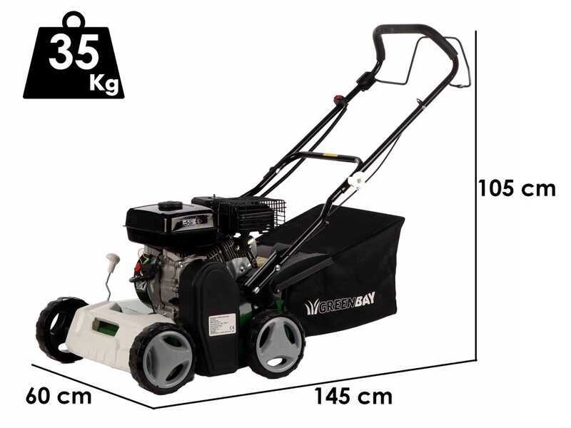 OUTLET - UTILIZZATO PER PROVA - GreenBay PS 700-25 kit spazzola - Arieggiatore multiuso a scoppio - Motospazzatrice