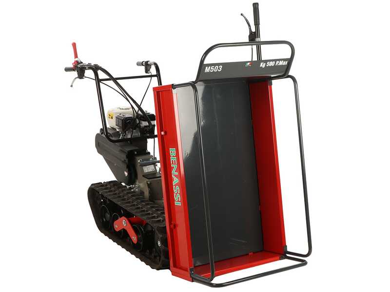 Benassi M503 - Motocarriola cingolata estendibile - Portata 550Kg