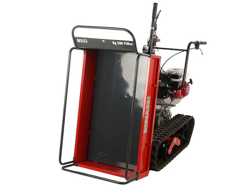Benassi M503 - Motocarriola cingolata estendibile - Portata 550Kg