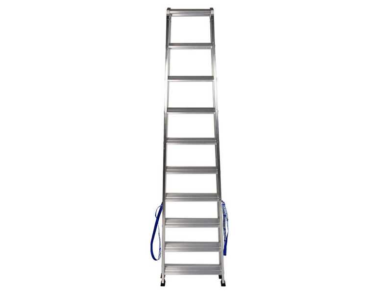 Gierre DoppiaSalita AL870, 2x10 gradini, 2.34mt - Scala doppia in alluminio