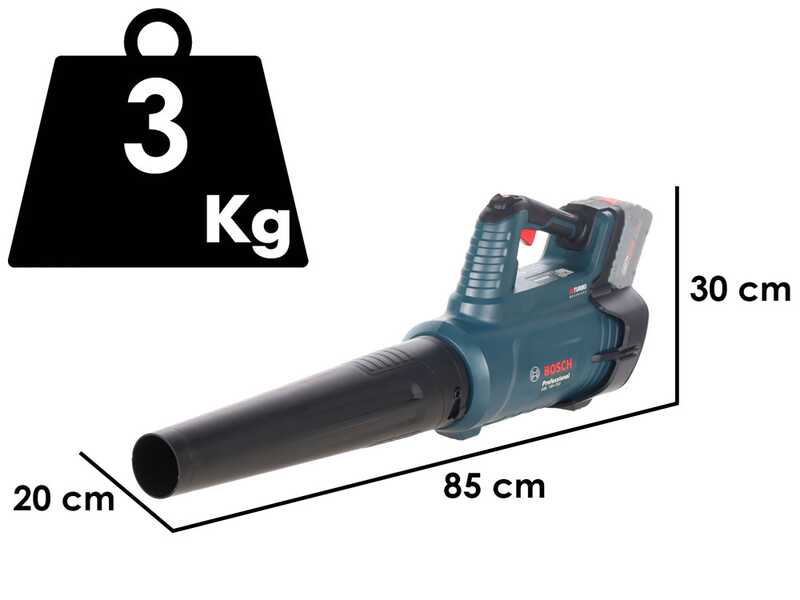Bosch Professional GBL 18V-750 - Soffiatore a batteria - SENZA BATTERIE E CARICABATTERIE