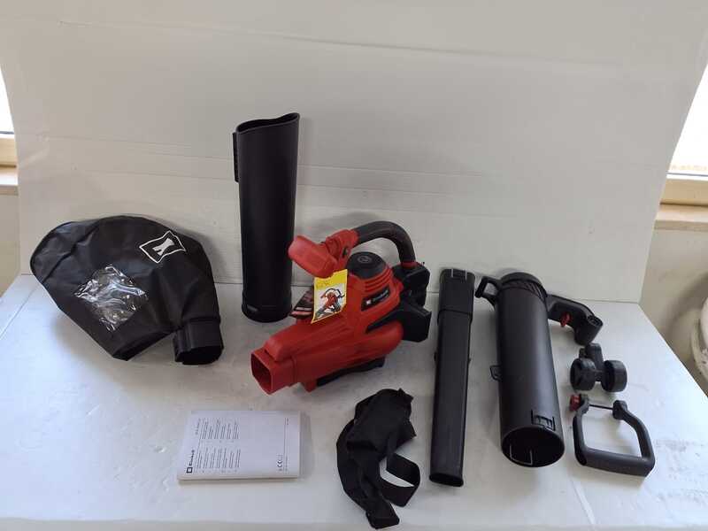 OUTLET - UTILIZZATO PER PROVA - Einhell GE-CL 36/230 Li E - Soffiatore aspiratore per foglie 18V 2.5Ah