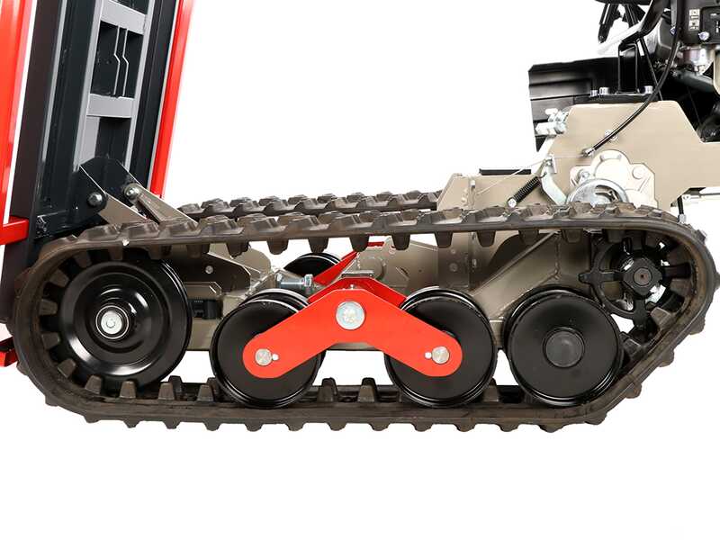 Benassi M503H - Motocarriola cingolata - Cassone idraulico estendibile - Portata 550Kg