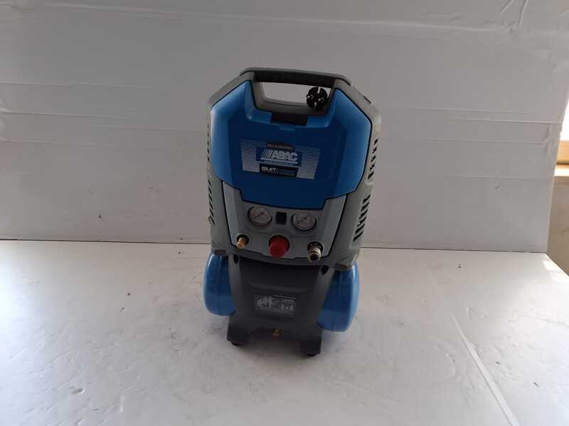 OUTLET - SENZA IMBALLO ORIGINALE - ABAC SUITCASE - Compressore aria elettrico portatile monofase, oil-less - Motore 1.5 HP - 6 lt