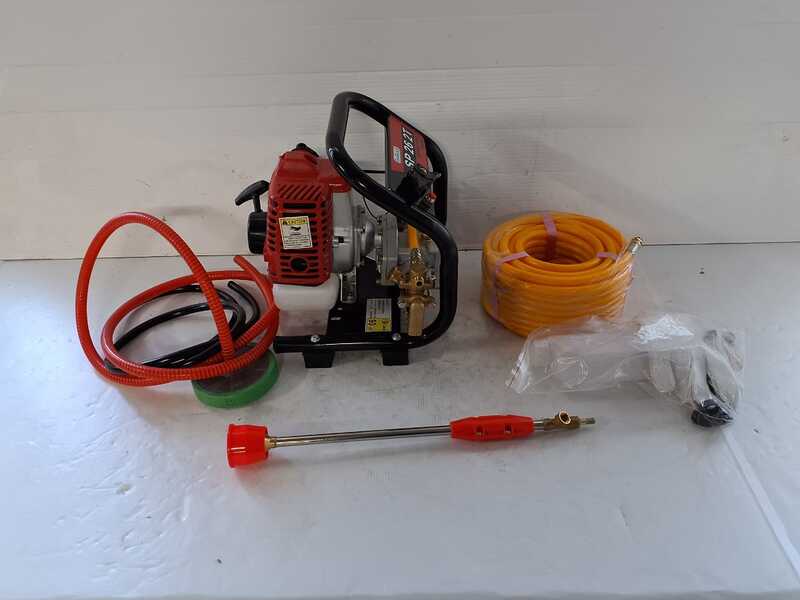 OUTLET - UTILIZZATO PER PROVA - GeoTech SP 26 2T - Motopompa irrorazione a scoppio - 2 tempi miscela - 25 bar