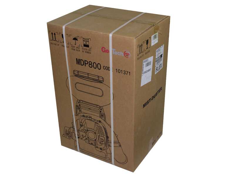 OUTLET - UTILIZZATO PER PROVA - GeoTech-Pro MDP 800 - Atomizzatore a scoppio da irrorazione zainato a spalla