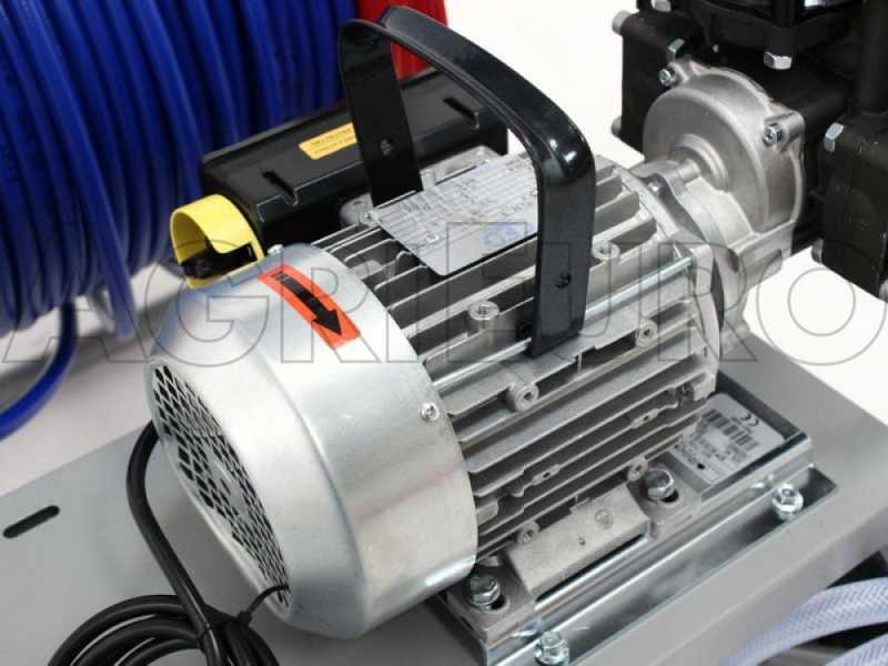 Kit motopompa irrorazione con carrello - Pompa Comet MC 20/20 con motore elettrico
