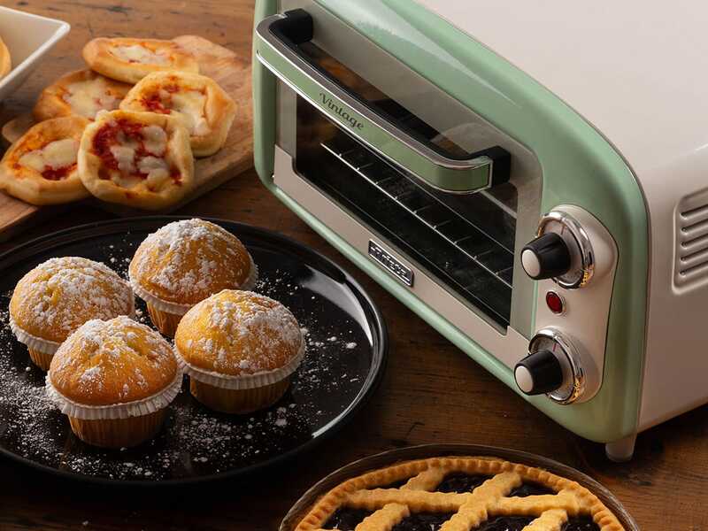 Ariete Vintage Verde - Forno elettrico statico - 10L 800W