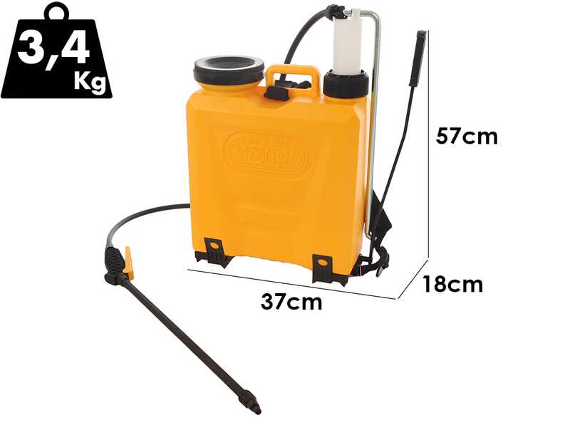 Volpi UNI 12L 81PUG  - Pompa irroratrice manuale - A spalla