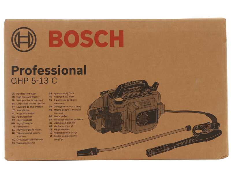 Bosch Professional GHP 5-13 C - Idropulitrice ad acqua fredda - 140 bar - 522 l/h