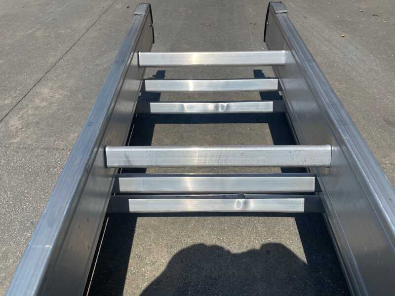 OUTLET - DIFETTI ESTETICI - S.T.P. Tria 3TR, 3x13 gradini, altezza 10.05 mt - Scala a sfilo in alluminio