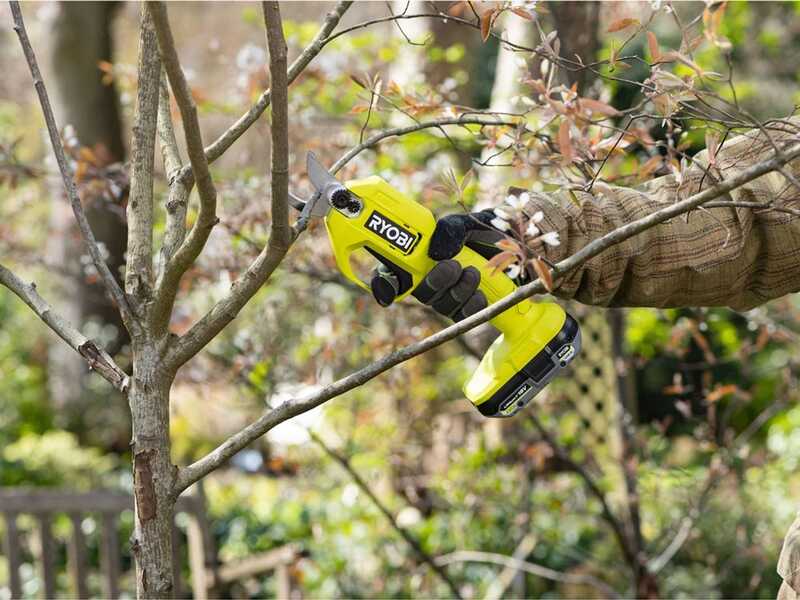 Ryobi RY18SCA-120P - Forbice elettrica da potatura - 18V 2Ah - Diametro di taglio 25mm