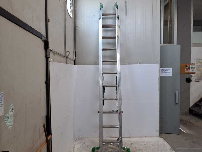 OUTLET - DIFETTI ESTETICI - Facal Super Prima, 10+11+11 gradini, 3.54 mt - Scala in alluminio allungabile