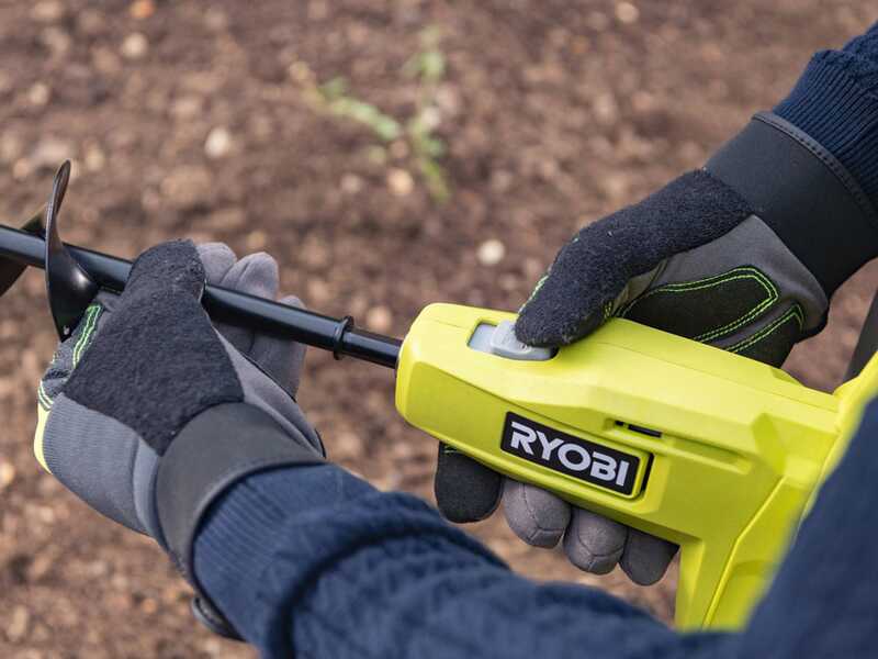 Ryobi RY18HA-0 - Trivella a batteria - 18 V - SENZA BATTERIE E CARICABATTERIE