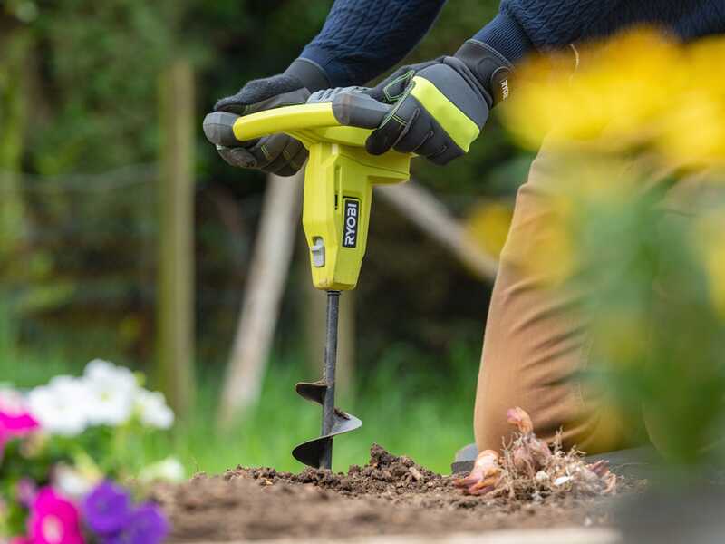 Ryobi RY18HA-0 - Trivella a batteria - 18 V - SENZA BATTERIE E CARICABATTERIE