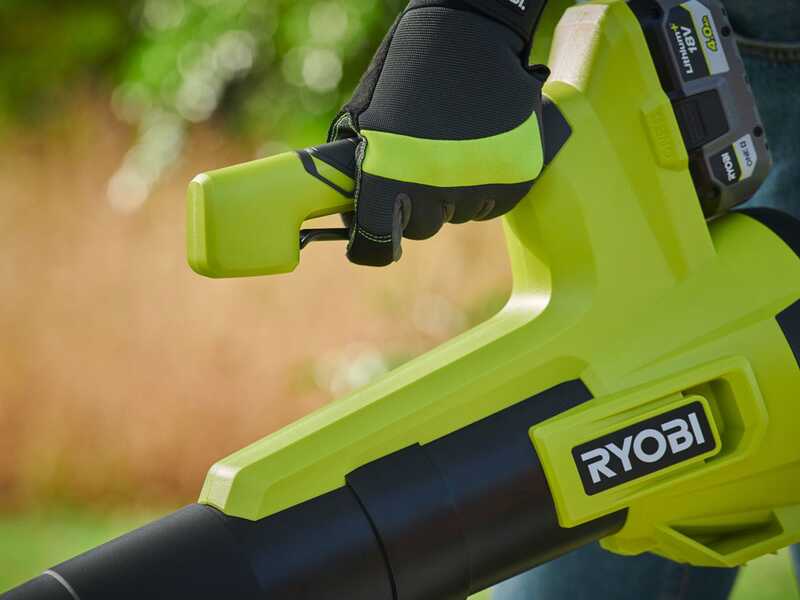 Ryobi RY18BLB-140 - Soffiatore a batteria per foglie turbojet - 18 V 4 Ah