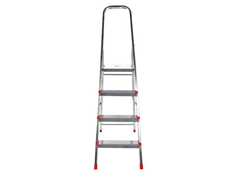 Scalandrino in alluminio con cavalletto Alice 4, 4 gradini, 1.49mt