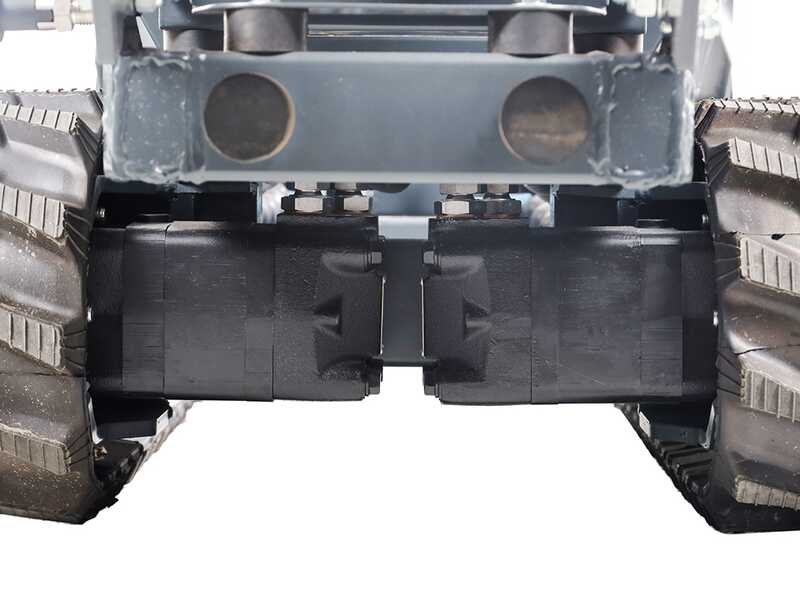 Benassi H660CS - Motocarriola cingolata - Cassone dumper idraulico con pala - Portata 600Kg - Cambio idrostatico
