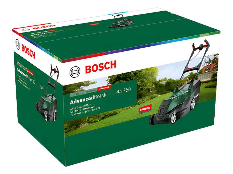 Bosch AdvancedRotak 44-750 - Tagliaerba elettrico - Taglio 44 cm - 1800W