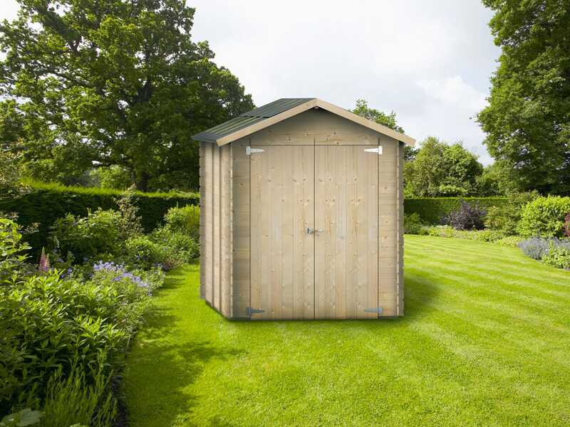 Alce Fiamma 178x273 - Casetta da giardino in legno - 178x273x226 cm