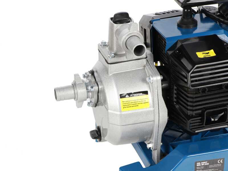 OUTLET - UTILIZZATO PER PROVA - Hyundai WP-5203 - Motopompa a scoppio autoadescante - Raccordi 25 mm