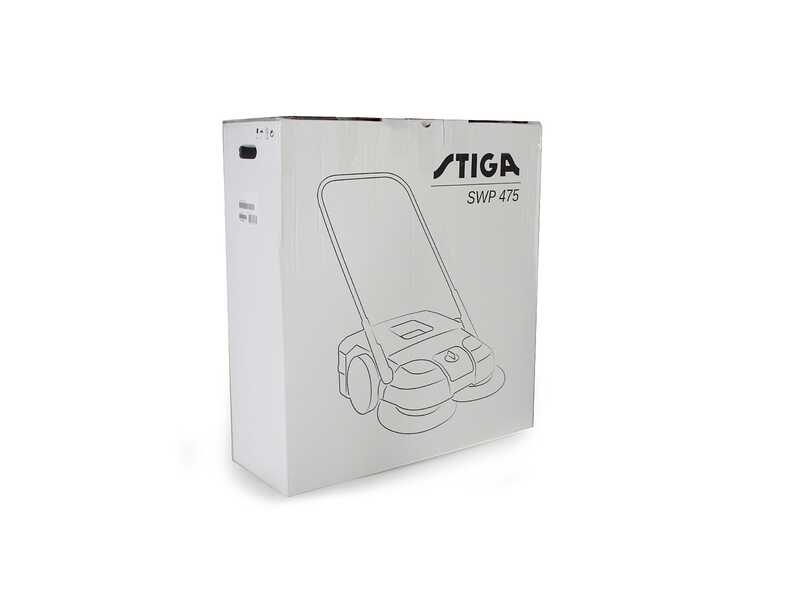 OUTLET - SENZA IMBALLO ORIGINALE - Stiga SWP 475 - Spazzatrice manuale a spinta con cesto di raccolta