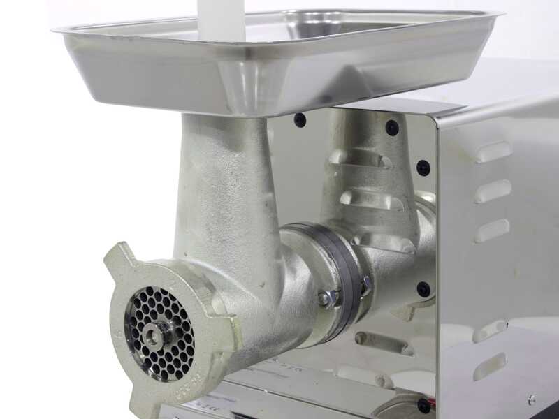 OUTLET - DIFETTI ESTETICI - Accessorio tritacarne N.22 CORTO Reber con piatto INOX