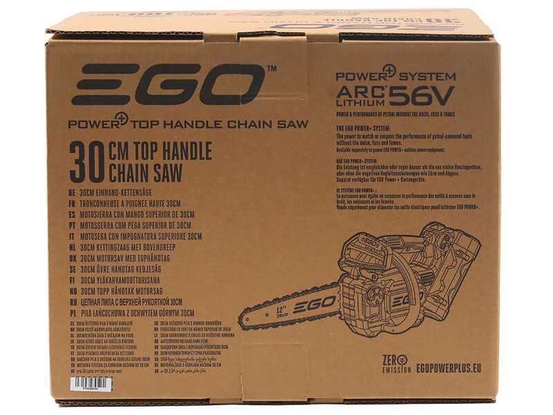 EGO CS 1200 E - Elettrosega da potatura a batteria - 56V - SENZA BATTERIA E CARICABATTERIA