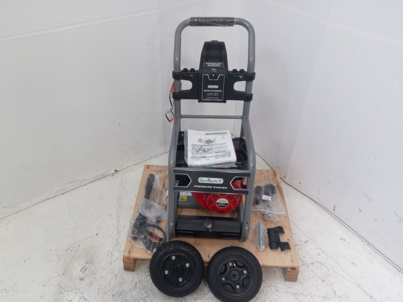 OUTLET - DA ESPOSIZIONE - GeoTech GPW 10/220 BP - Idropulitrice a scoppio semiprofessionale - 233 bar - 568 L/h - motore a benzina 208cc 7 HP