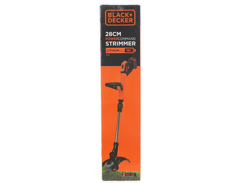 OUTLET - DIFETTI ESTETICI - Black &amp; Decker STC1840EPC-QW - Tagliabordi a batteria - 18V 4Ah