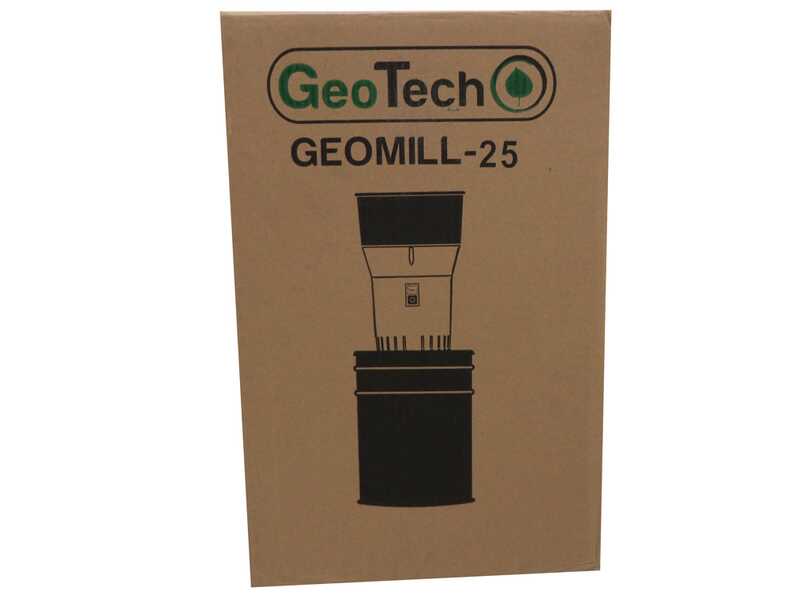 OUTLET - PICCOLI DIFETTI ESTETICI - GeoTech GEOMILL-25 - Elettromulino per cereali con bidone - 1000W