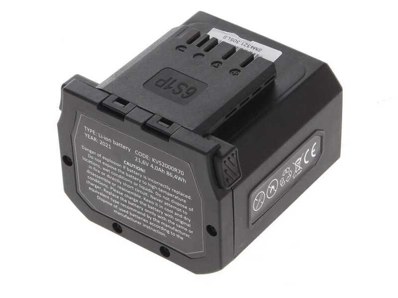 Volpi KVS6000 - Potatore manuale a batteria - 21.6V - SENZA BATTERIE E CARICABATTERIE