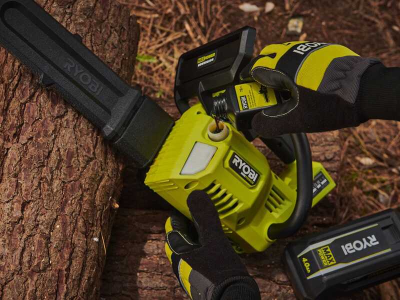 Ryobi RY36THCSX30A-0 - Elettrosega da potatura - 36V - SENZA BATTERIE E CARICABATTERIE