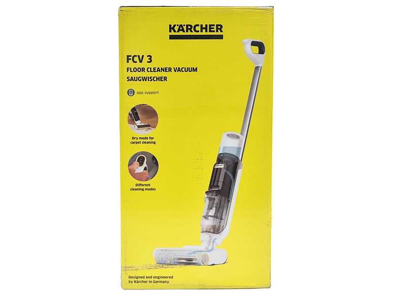 Karcher FCV 3 - Lavapavimenti a batteria - 3 in 1: lava, asciuga e aspira