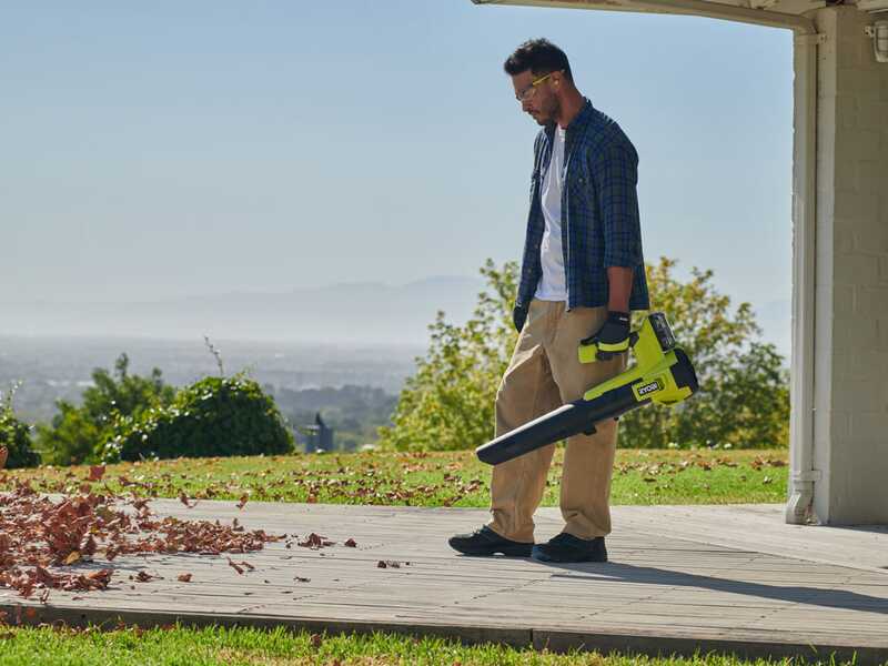 Ryobi RY18BLB-0 - Soffiatore a batteria per foglie turbojet - 18 V - SENZA BATTERIE E CARICABATTERIE