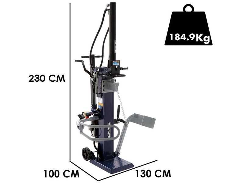 OUTLET - PICCOLI DIFETTI ESTETICI - BullMach BM-LS-ET 14 V - Spaccalegna elettrico - Verticale - 400V