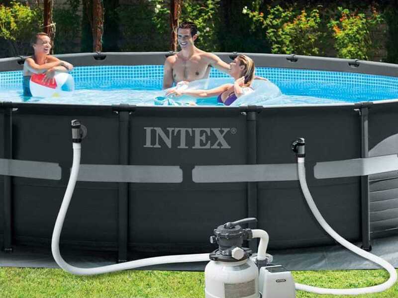OUTLET - SENZA IMBALLO ORIGINALE - Intex Ultra XTR Frame 26330NP - Piscina Rotonda