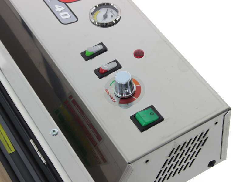 OUTLET - DA ESPOSIZIONE - Reber PROFESSIONAL 55 - 9712 N - Macchina sottovuoto professionale - Barra saldante 58cm