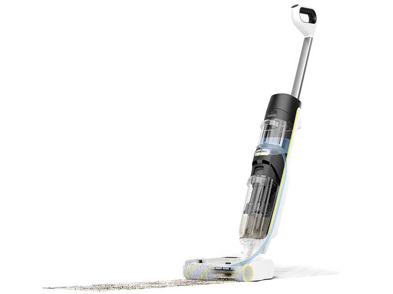 Karcher FCV 4 - Lavapavimenti a batteria - 3 in 1: lava, asciuga e aspira