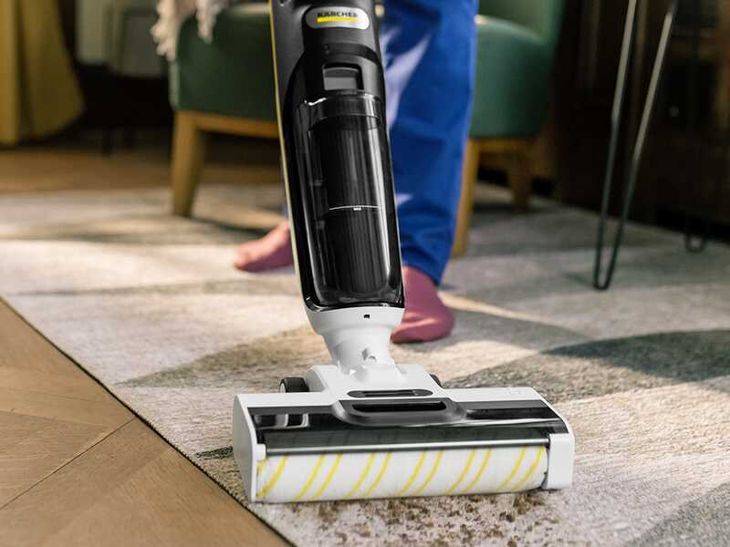 Karcher FCV 4 - Lavapavimenti a batteria - 3 in 1: lava, asciuga e aspira