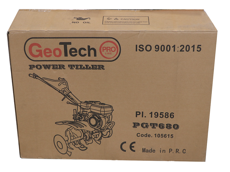 OUTLET - UTILIZZATO PER PROVA - GeoTech-Pro PGT680 - Motozappa a benzina 7 HP - Motore da 208cc