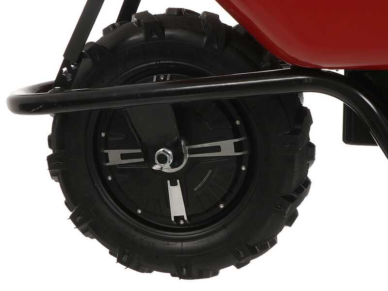 OUTLET - DA ESPOSIZIONE - GeoTech CAR 150A - Carriola elettrica a batteria 24V 12Ah con ruote traktor
