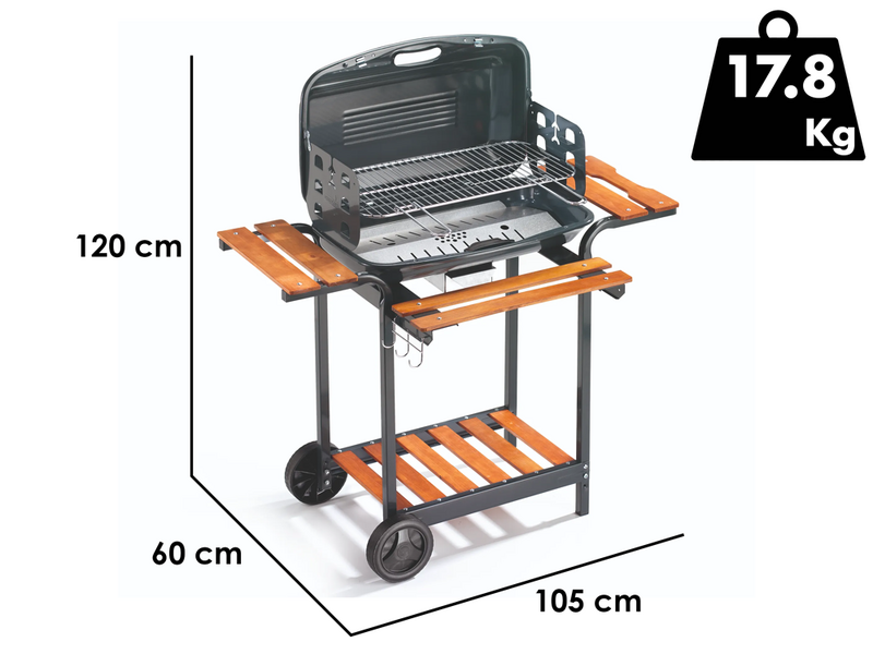 Ompagrill 60-40 Saturno/RCN - Barbecue a carbone