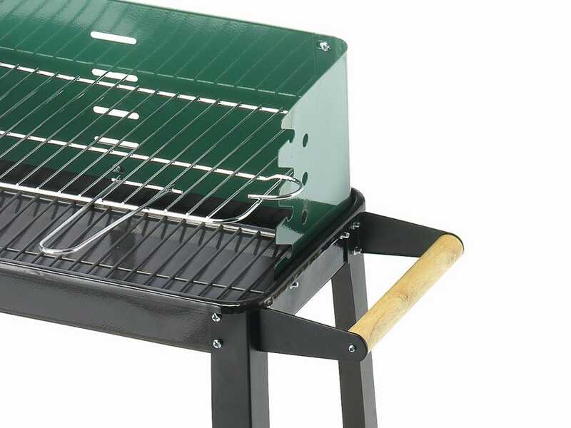 Ompagrill 50-25 Green/W - Barbecue a carbone