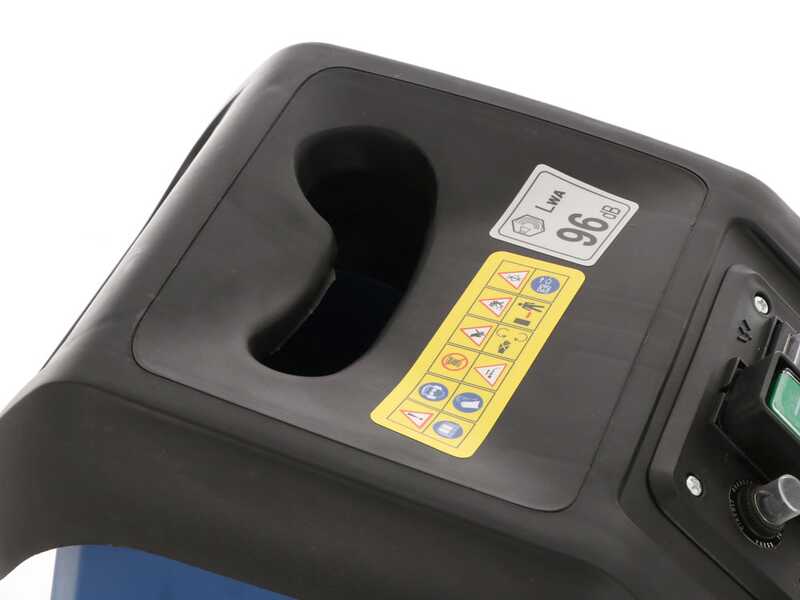 BullMach Tersic 45 Roller - Biotrituratore elettrico - Con cesto di raccolta