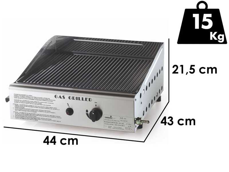 Ompagrill Single 4043/M - Plancha a gas